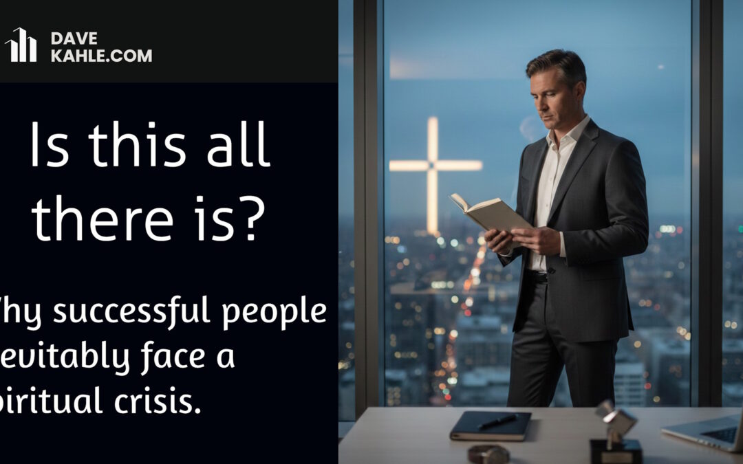 Is this all there is?  Why successful people inevitably face a spiritual crisis