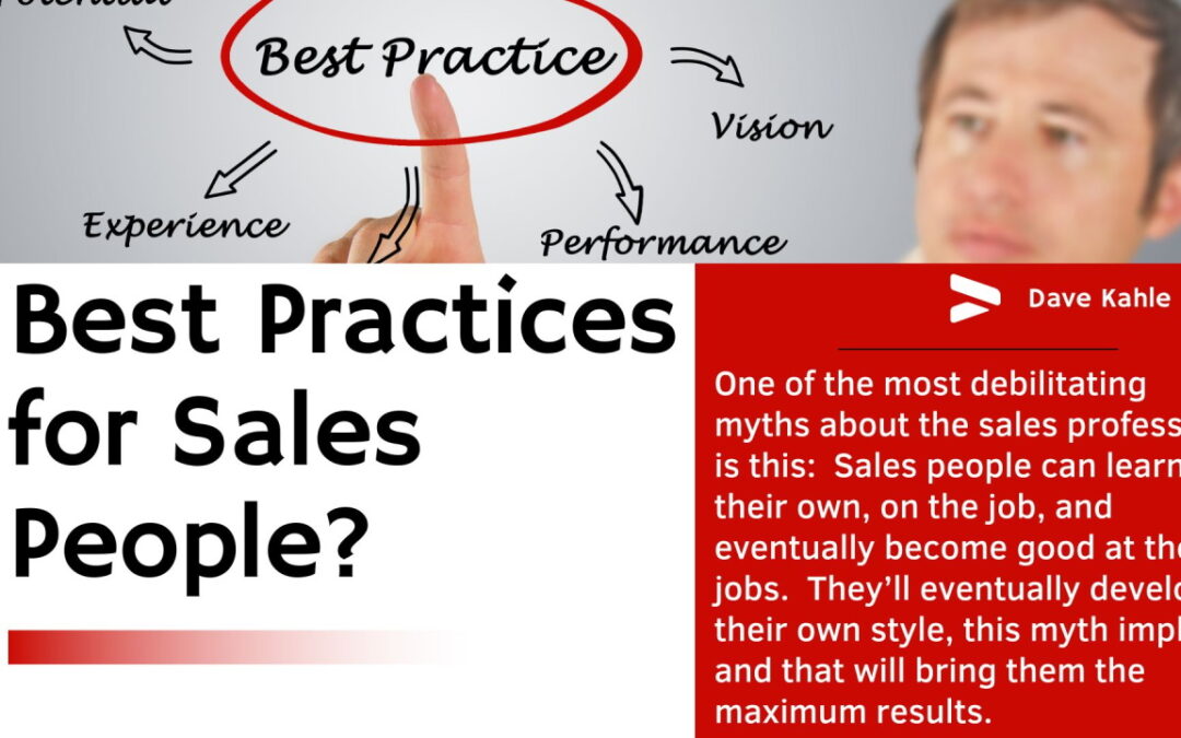 Are There Best Practices for Salespeople?