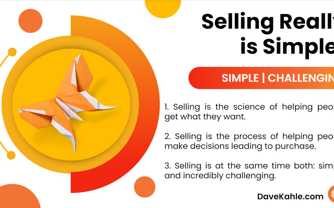 Selling Really is Simple!