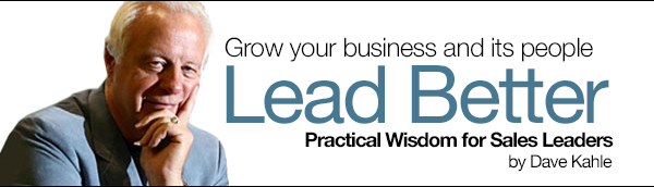 Dave Kahle Ezine Signup 3 Sales Management Training