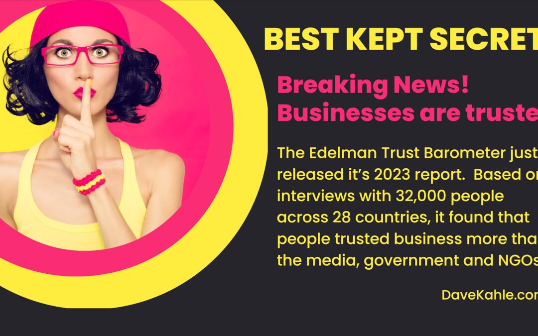 Breaking News! Businesses are trusted.