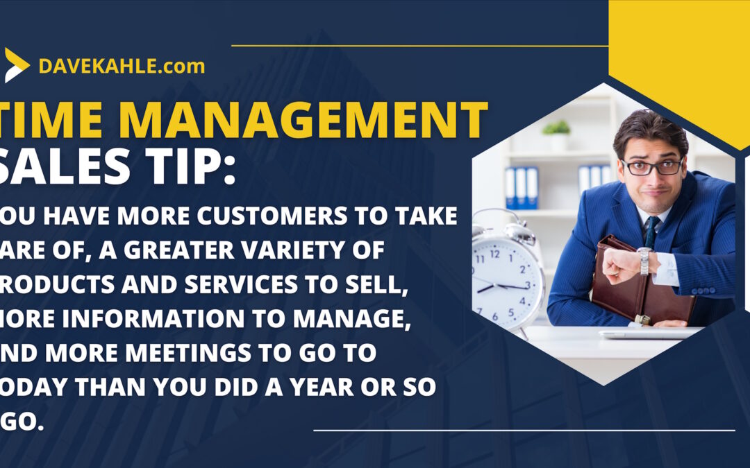 Sales Time Management Tip