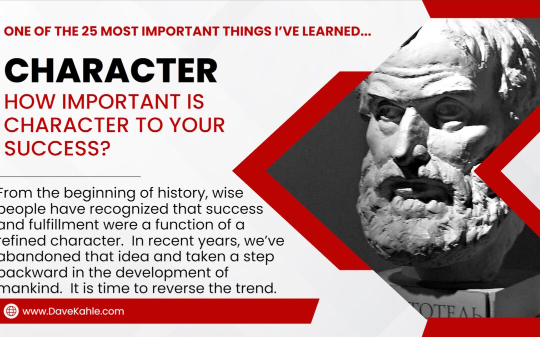 How Important is Character to Your Success?